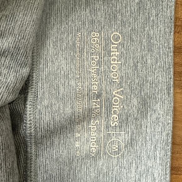 Outdoor Voices Womens‎ Athletic Leggings Yellow/Blue Colorblock Size Medium - Picture 4 of 6